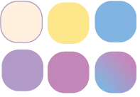 Palette de couleurs du projet
